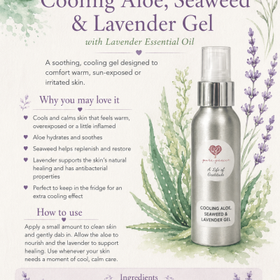 Cooling Aloe, Seaweed & Lavender Gel