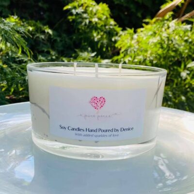 Double Scented Candle Bowl 500gs